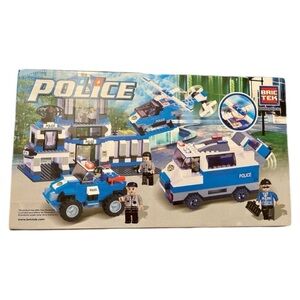 BRICTEK Police (NIB) Building Blocks (Compatible w/Other Leading Brands) (11010)